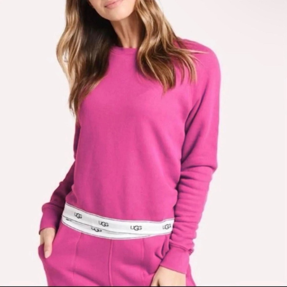 UGG Women's Fuchsia Crew Neck Sweater